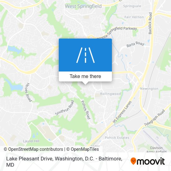 Lake Pleasant Drive map