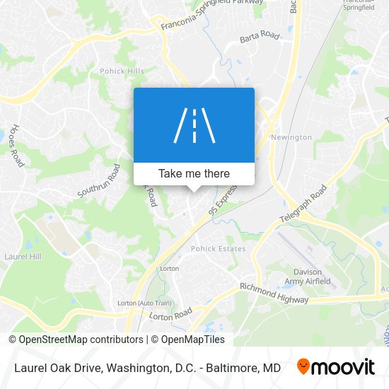 Mapa de Laurel Oak Drive