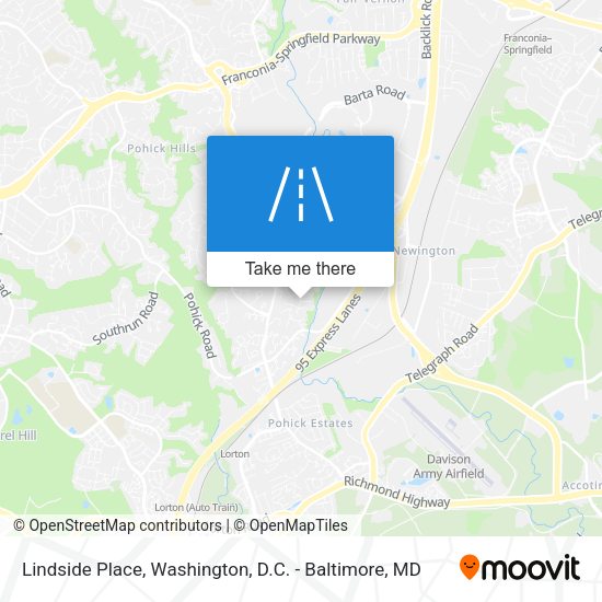 Lindside Place map