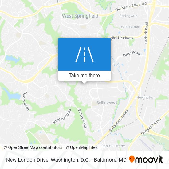 Mapa de New London Drive