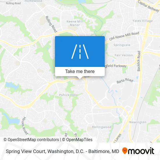 Spring View Court map