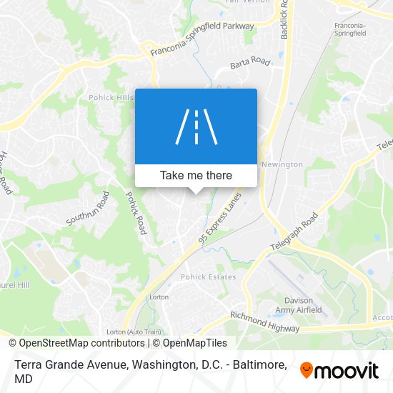 Terra Grande Avenue map