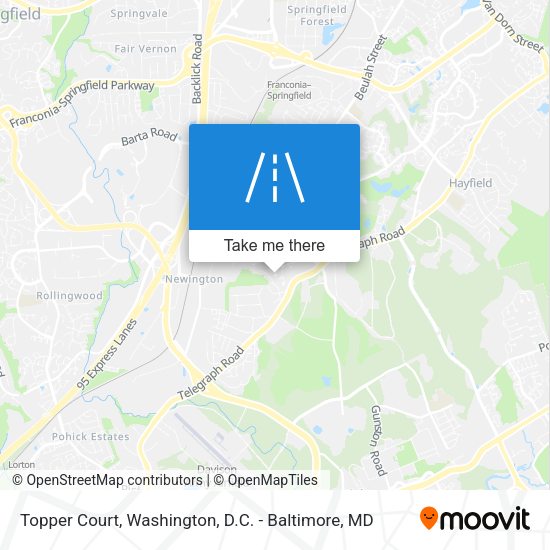Topper Court map