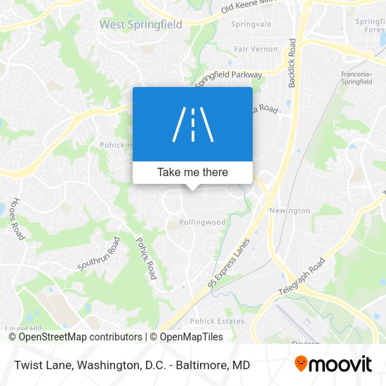 Twist Lane map