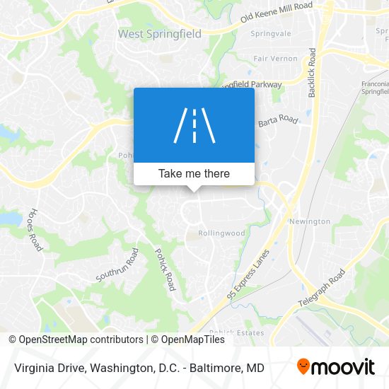 Mapa de Virginia Drive