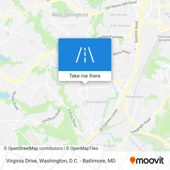 Virginia Drive map