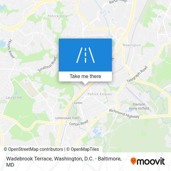 Mapa de Wadebrook Terrace