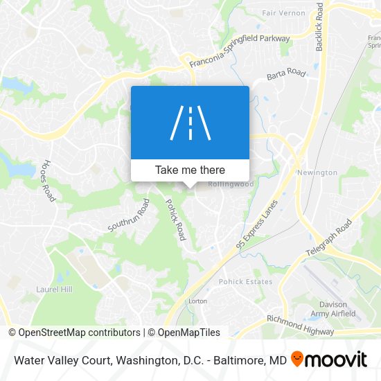 Water Valley Court map