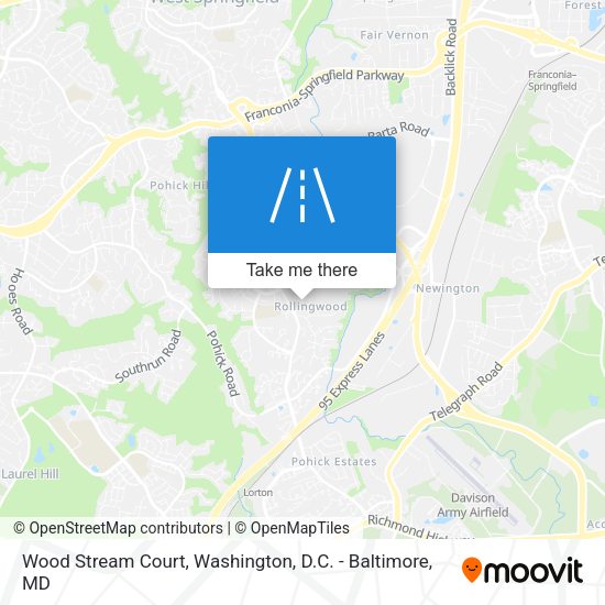 Mapa de Wood Stream Court