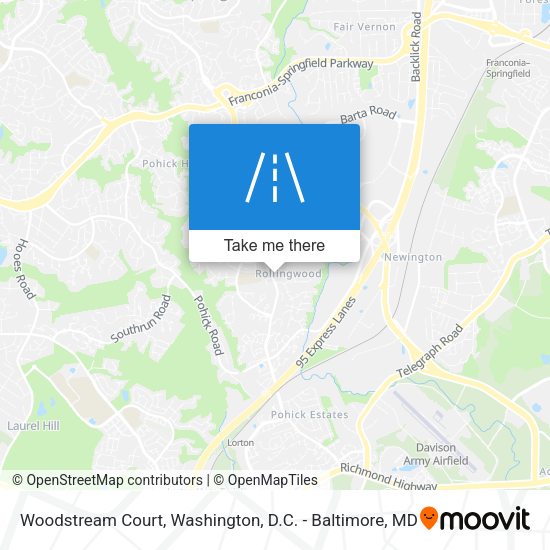 Woodstream Court map