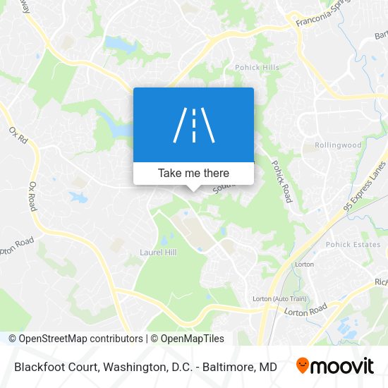 Blackfoot Court map