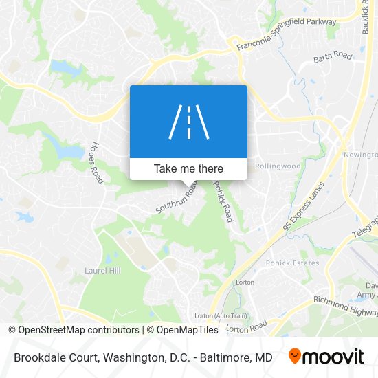 Brookdale Court map