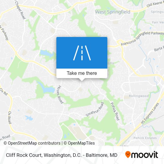 Cliff Rock Court map