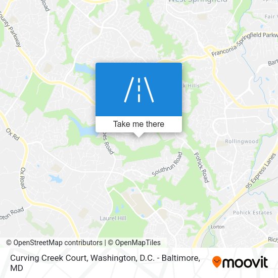 Curving Creek Court map