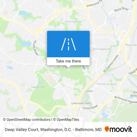 Deep Valley Court map