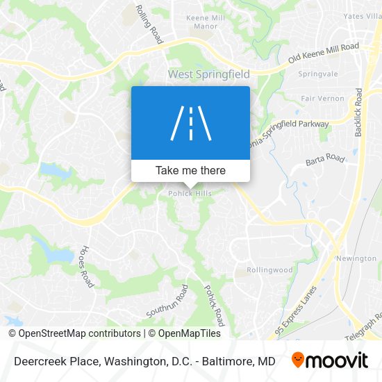 Deercreek Place map