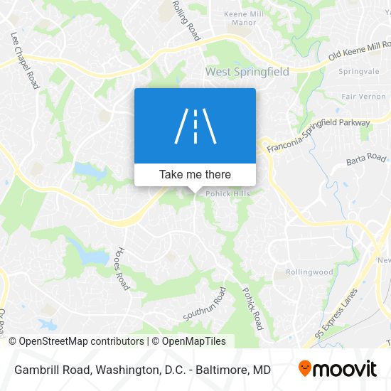 Mapa de Gambrill Road