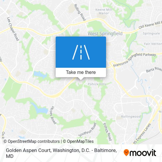 Golden Aspen Court map