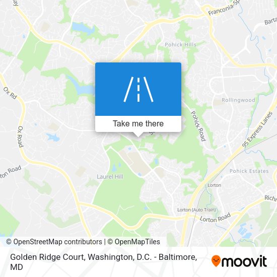 Golden Ridge Court map