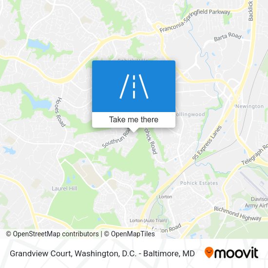 Mapa de Grandview Court