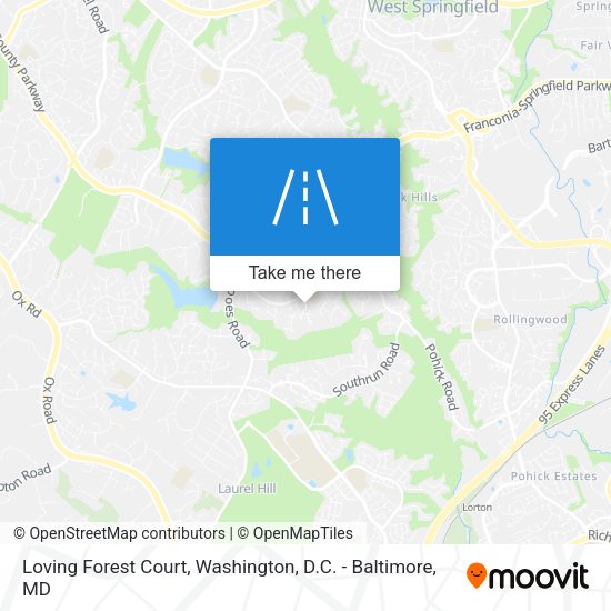 Mapa de Loving Forest Court