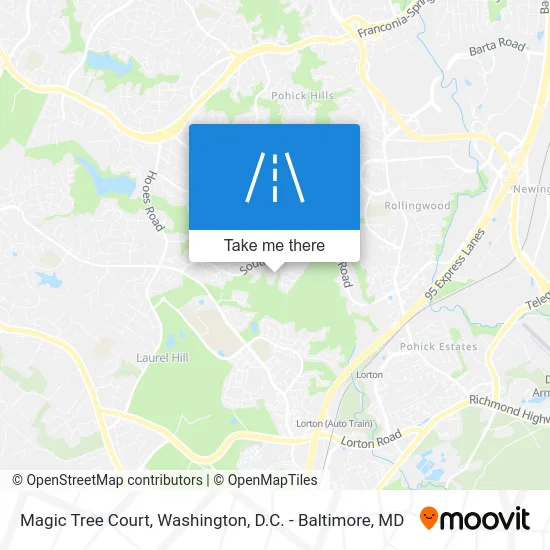 Magic Tree Court map