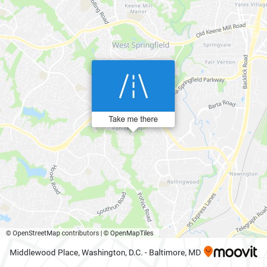 Middlewood Place map