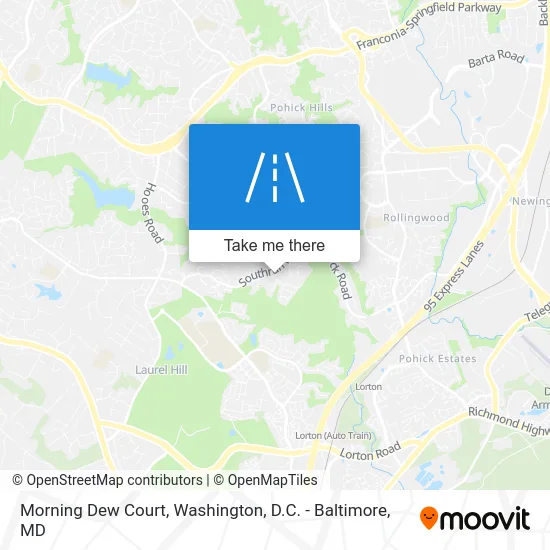 Morning Dew Court map