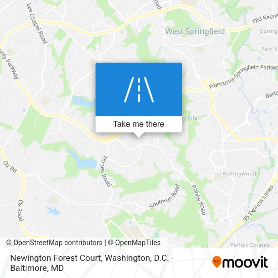 Newington Forest Court map