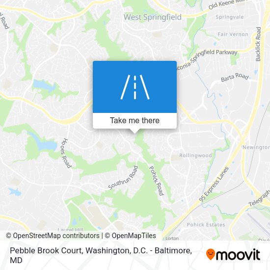 Pebble Brook Court map