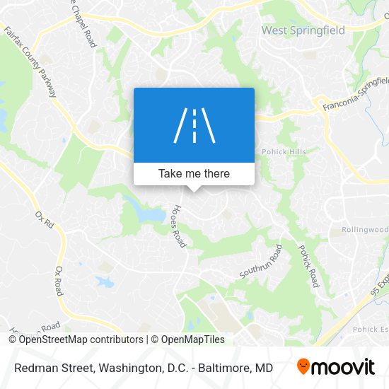 Redman Street map