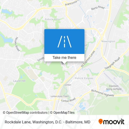 Mapa de Rockdale Lane