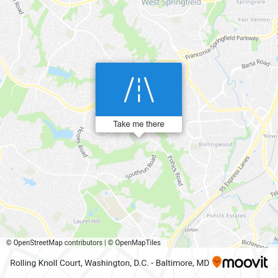 Mapa de Rolling Knoll Court