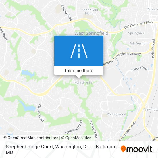 Mapa de Shepherd Ridge Court