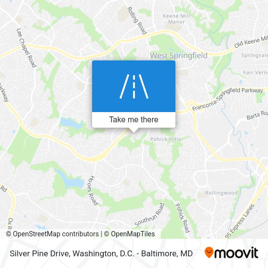 Silver Pine Drive map