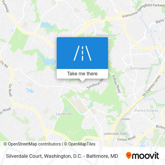 Silverdale Court map
