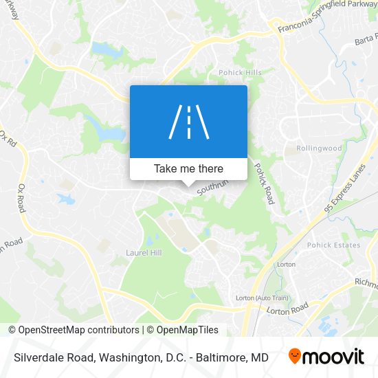 Mapa de Silverdale Road