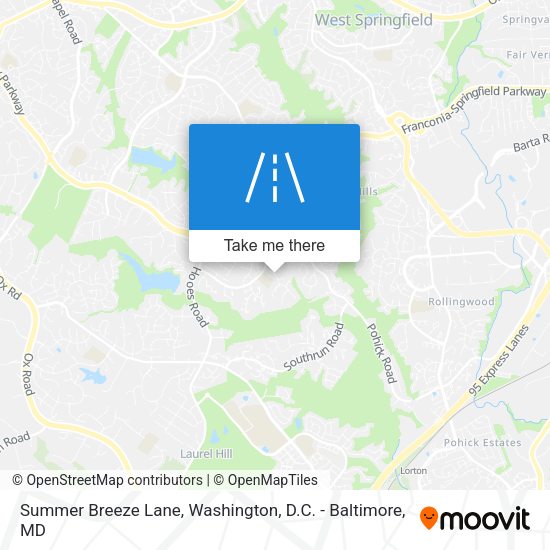 Summer Breeze Lane map