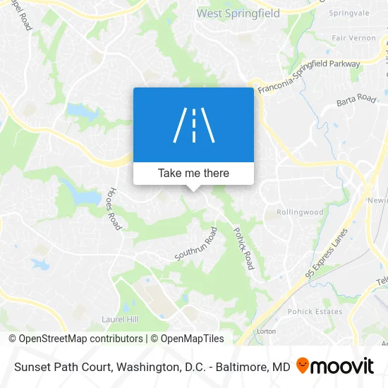 Sunset Path Court map