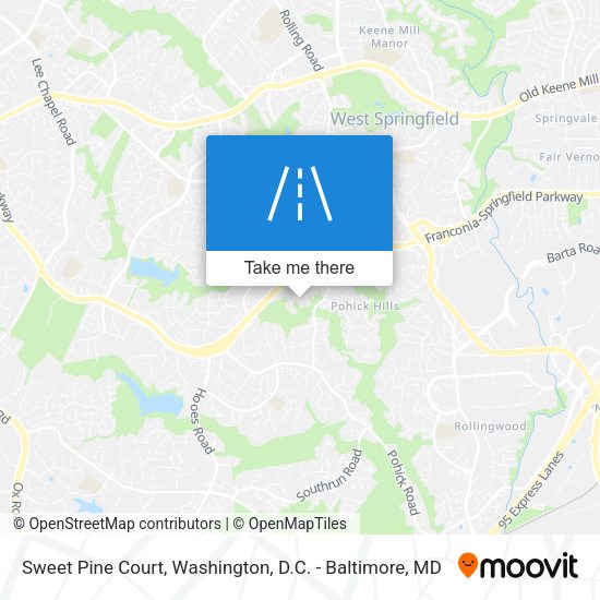 Mapa de Sweet Pine Court