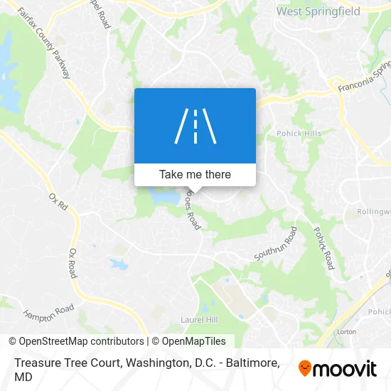 Treasure Tree Court map
