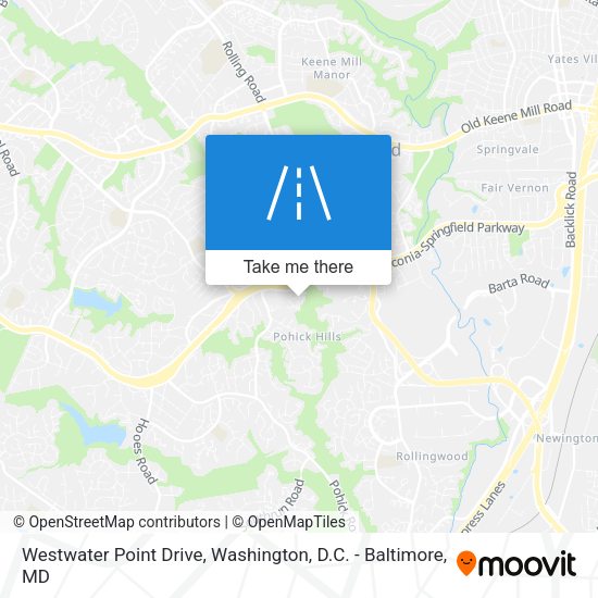 Westwater Point Drive map