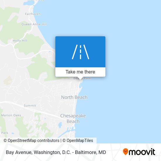 Mapa de Bay Avenue