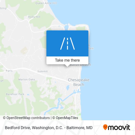 Bedford Drive map