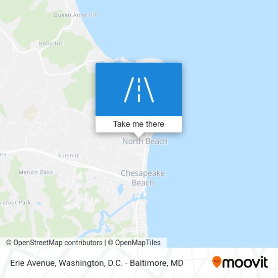 Erie Avenue map