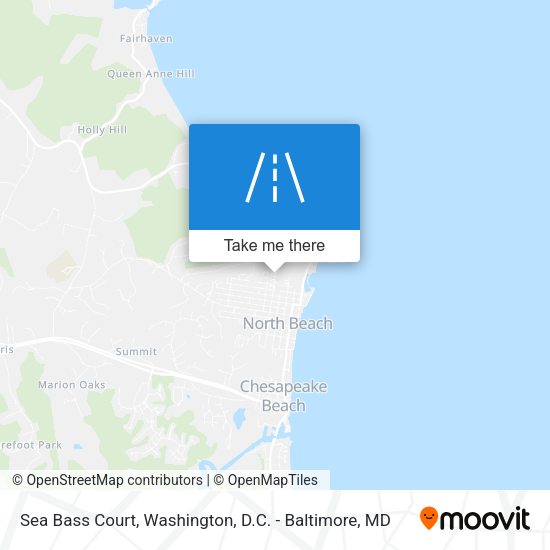 Sea Bass Court map