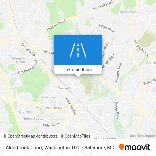 Alderbrook Court map