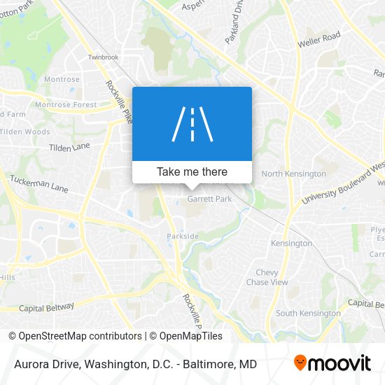Aurora Drive map