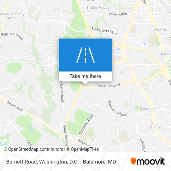Barnett Road map