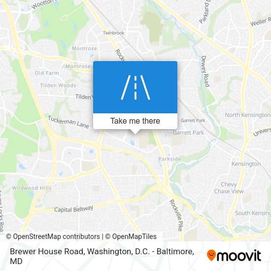 Brewer House Road map